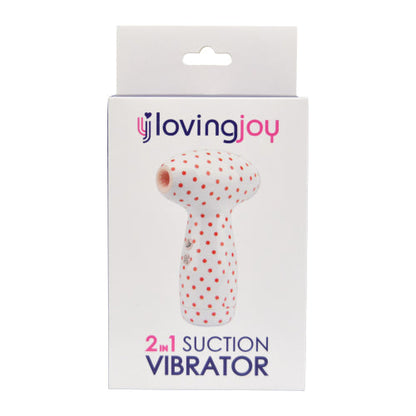 Loving Joy 2 in 1 Suction Vibrator Polka Dot Loving Joy