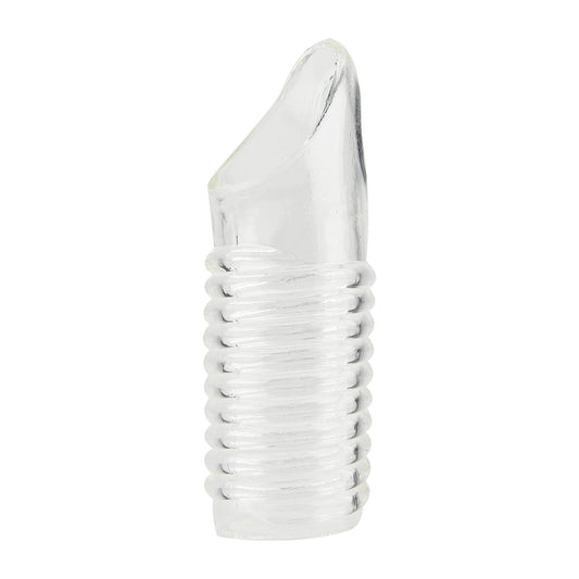 Rev-Sleeves Ribbed Penis Sleeve with Ball Loop REV