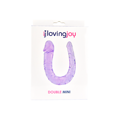 Loving Joy Double Mini Dildo Purple Loving Joy