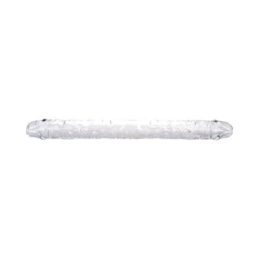 Loving Joy 18 Inch Double Ended Dildo Clear Loving Joy