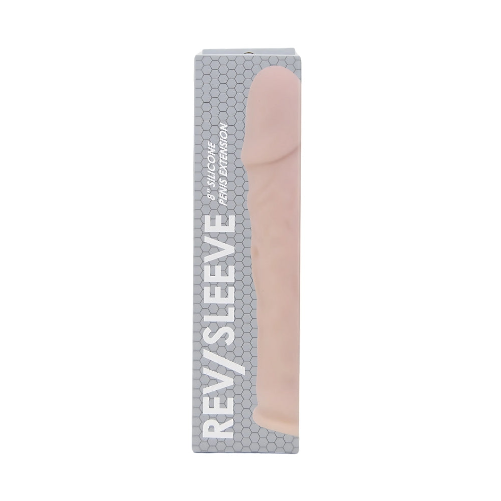 Rev-Sleeves 8 Inch Realistic Silicone Penis Extension Sleeve