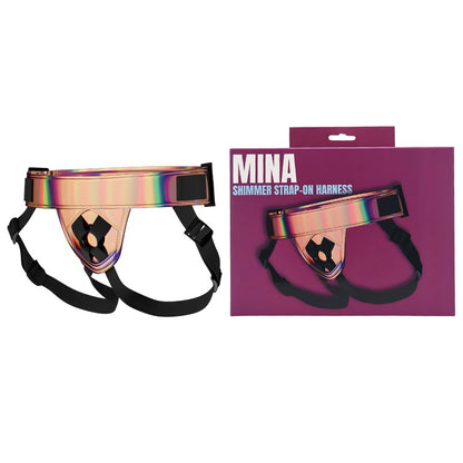 Mina Shimmer Strap-On Harness