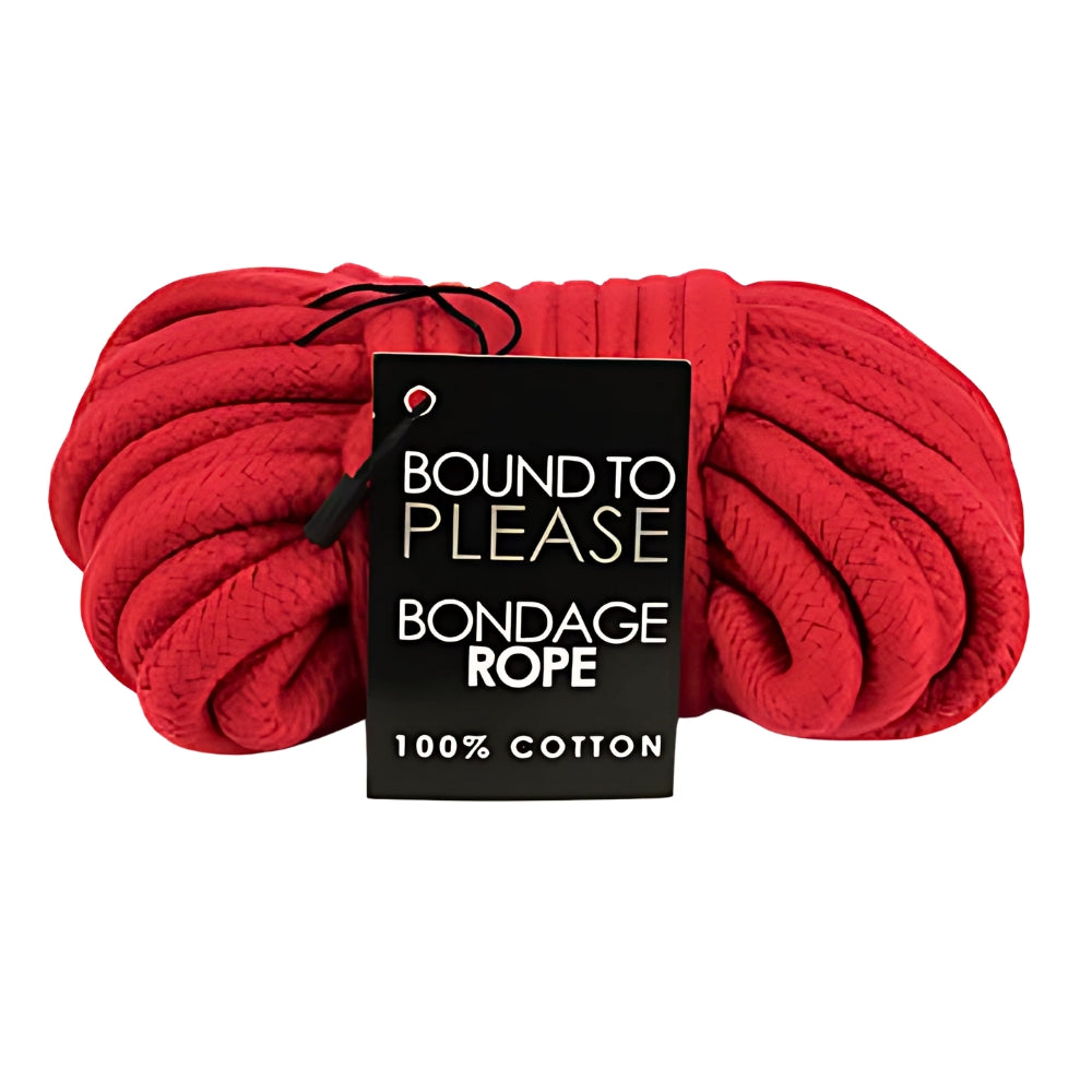 Bound to Please Bondage Rope Red